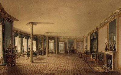 The South Drawing Room or Banqueting Room Gallery from Views of the Royal Pavilion, Brighton by John Nash by John Nash