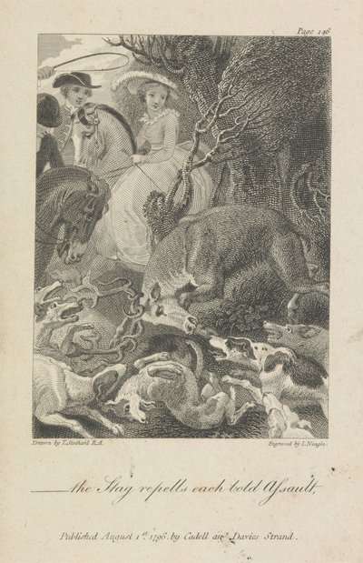 The Stag Repels Each Bold Assault by John Neagle