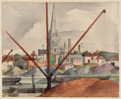 St Mary Radcliffe, Bristol by John Northcote Nash
