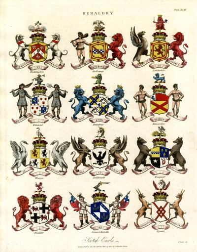 Coats of Arms of Scottish Earls Part II by John Pass