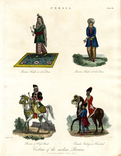 Costume of the Modern Persians by John Pass