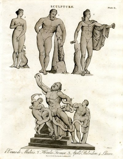 Famous Ancient Sculptures by John Pass
