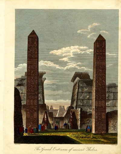 The Grand Entrance of Ancient Thebes by John Pass