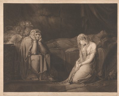 Bellsane and Parzival under the Enchantment of Urma by John Raphael Smith