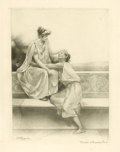Illustration for the Poems of Catullus by John Reinhard Weguelin