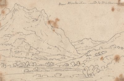 Near Montmilian, Road to Malterverne by John Robert Cozens