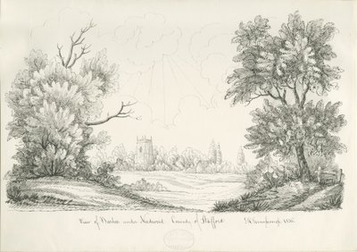 Barton under Needwood Village by John Robert Fernyhough