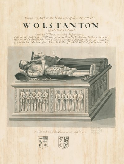 Wolstanton Church - Tomb of Sir William Sneide and Dame Anne by John Robert Fernyhough