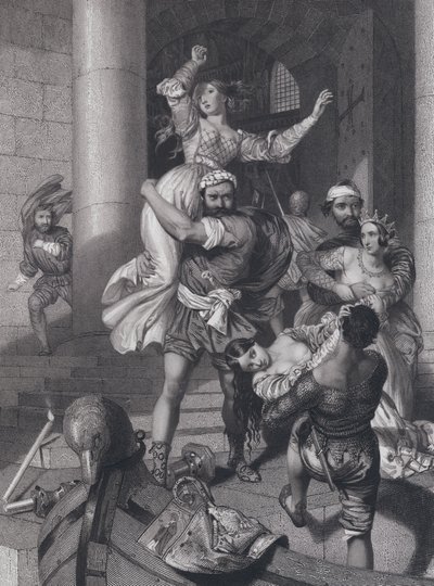 Abduction of the Venetian brides by John Rogers (after) Herbert