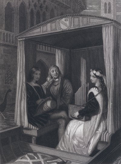 Lady Viola and her tutors by John Rogers (after) Herbert