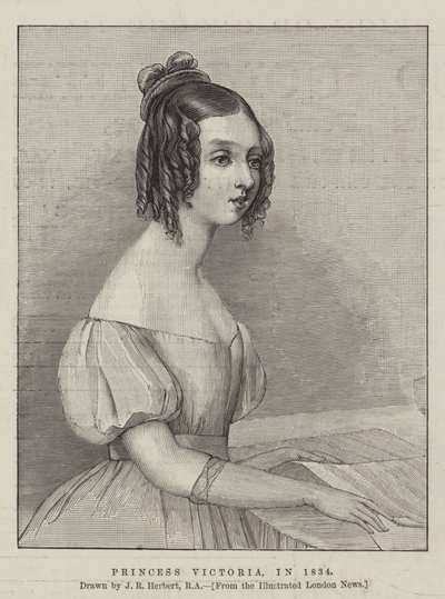 Princess Victoria, in 1834 by John Rogers Herbert