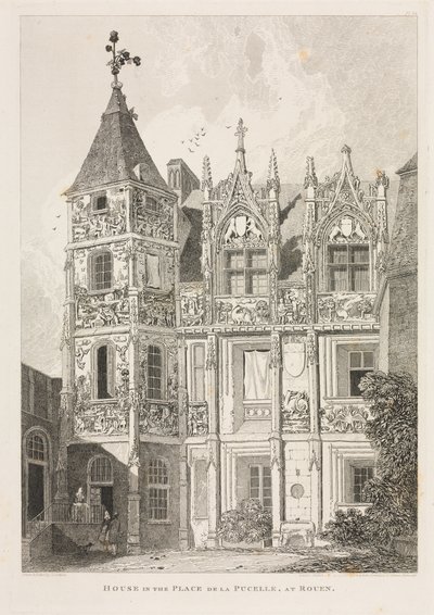 House in the Place de la Pucelle, at Rouen by John Sell Cotman