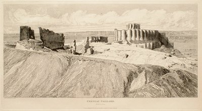 Château Gaillard (Northeast View) by John Sell Cotman