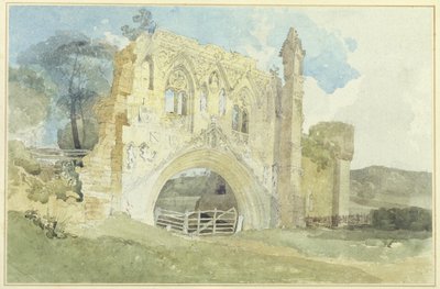 Kirkham Abbey by John Sell Cotman