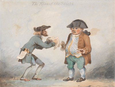 The Rise of the Stocks (One of a Set of Three) by John Sell Cotman