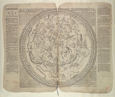 The Starry Zodiac, by the Limits of Which the Visible Paths of All the Planets Are Bounded - John Seller Author, Hydrographer of the Most Serene King by John Seller