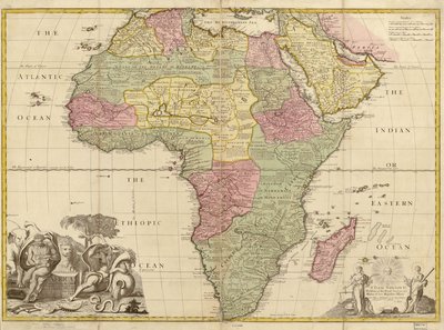 Africa - Corrected from the Observations of the Royal Society by John Senex