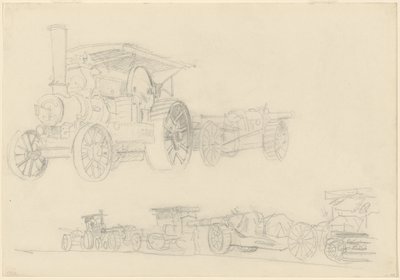 Gun Carriages, France by John Singer Sargent