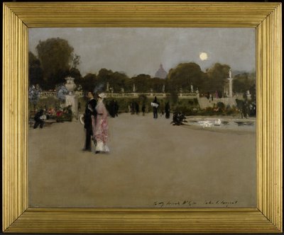 Luxembourg Gardens at Twilight by John Singer Sargent