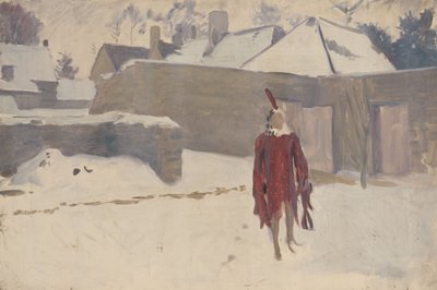 Mannikin in the Snow by John Singer Sargent