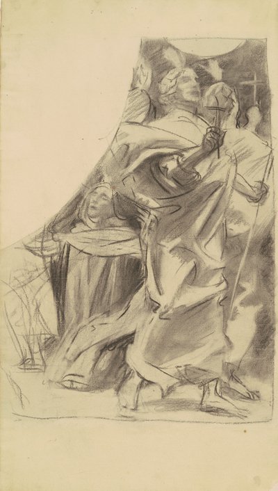 Study for Triumph of Religion by John Singer Sargent