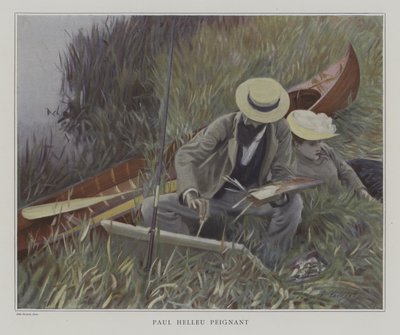 Paul Helleu Painting by John Singer after Sargent