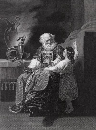 Samuel before Eli by John Singleton (after) Copley