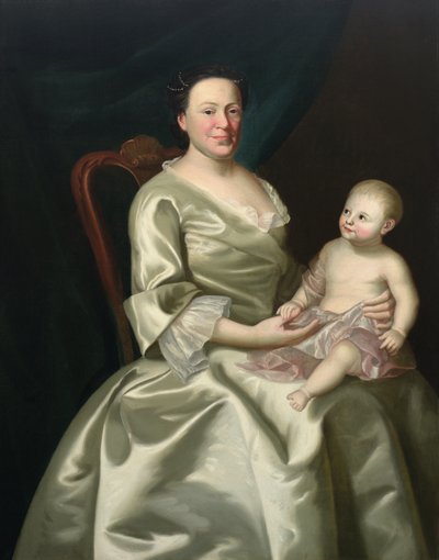 Portrait of Mrs Daniel Rea and Child by John Singleton Copley