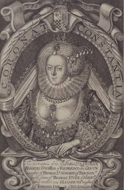 Frances, Duchess of Richmond (1578-1639) from Generall Historie of Virginia, 1624 by John Smith 2