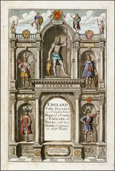 England Fully Described in a Complete Set of Maps by John Speed