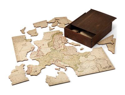 Europe divided into its Kingdoms, c.1766 by John Spilsbury