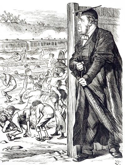 A Cartoon Depicting William Vernon Harcourt, Illustrated by John Tenniel by John Tenniel