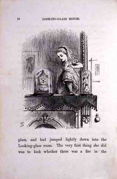 Alice in the Looking-Glass Room, Illustration from 