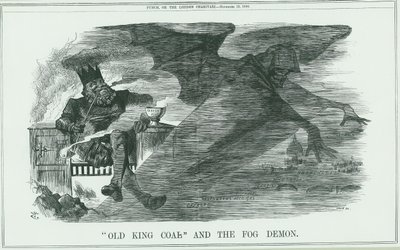 Effects of Burning Old King Coal on London by John Tenniel