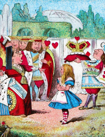 Off with Her Head! Alice and Her Red Queen, c. 1910 by John Tenniel