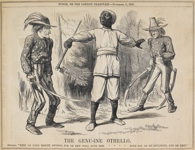 The Genuine Othello by John Tenniel
