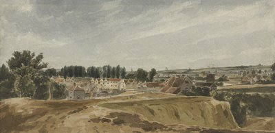 View Near Bishopsgate Bridge with Cow Tower, Looking Towards Mousehold by John Thirtle