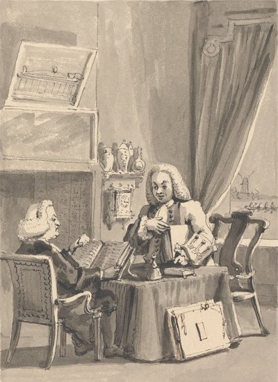 Hogarth Solicits His Patron Bishop Hoadley to Look Over His MS. 