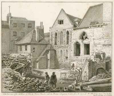 North east views of the old House of Lords and Prince