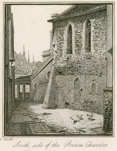 South Side of the Princes Chamber, Westminster by John Thomas Smith