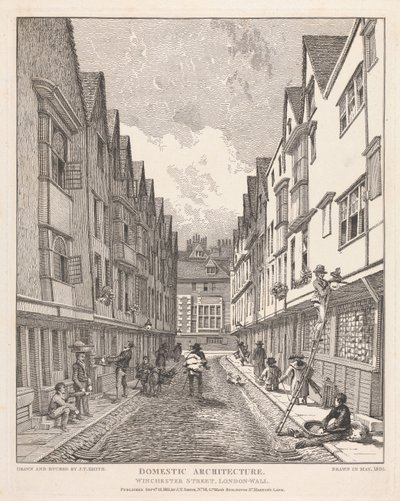 Winchester Street, London Wall by John Thomas Smith