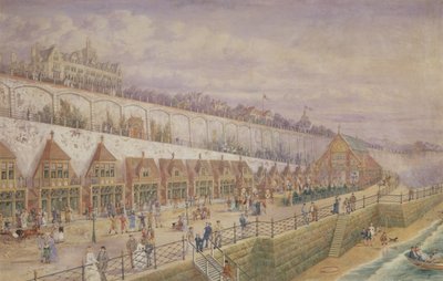 Projected Design for a Seaboating Establishment and Conservatory on the Terraces Below the Granville Hotel, Ramsgate by John Thomas Wimperis