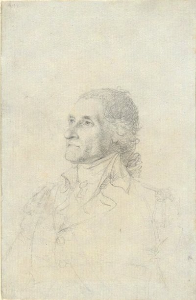 Unidentified Man (Possibly Washington) by John Trumbull