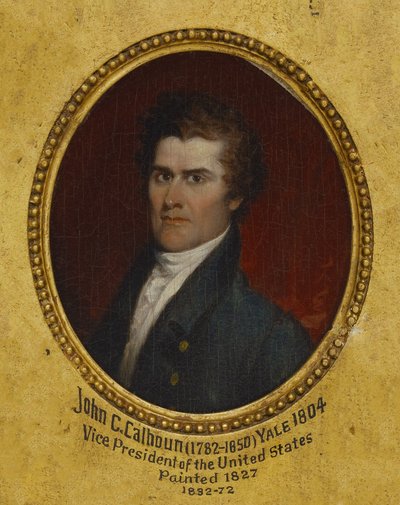 John Caldwell Calhoun (1782–1850), B. A. 1804, LL.D. 1822 by John Trumbull