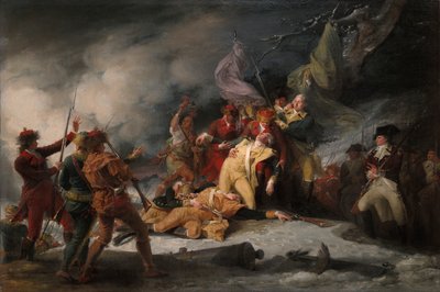 The Death of General Montgomery in the Attack on Quebec, December 31, 1775 by John Trumbull