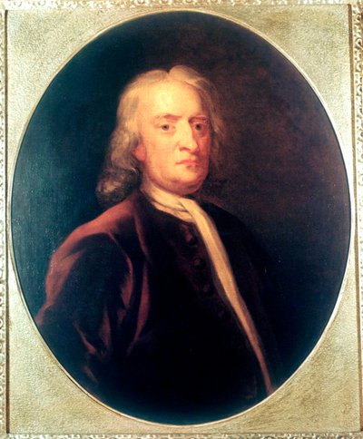 Isaac Newton, English Mathematician, Astronomer and Physicist, c1725 by John Vanderbank