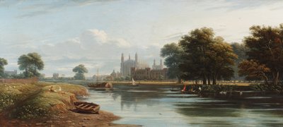Eton from the Thames by John Varley