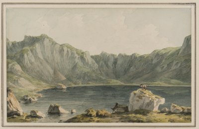 Llyn Idwal, on the approach to it from Llyn Ogwen, Carnarvonshire, c.1795 by John Warwick Smith