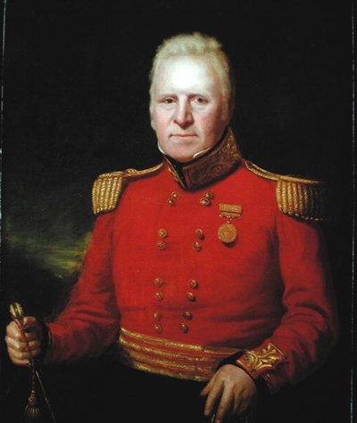 Portrait of Sir David Baird Wearing the Honorable East India Company Gold Medal from the Egyptian Campaign of 1801 by John Watson Gordon