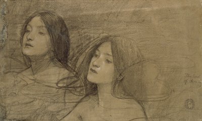 Study of two Nymphs for 